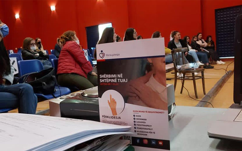 Prezantimi i platformës në aktivitete të ndryshme mjekësore